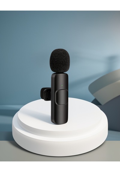 Kablosuz Yaka Mikrofonu 360 Derece Hd Ses Apple iPhone Uyumlu