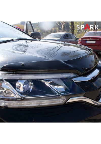 Honda Cr-v 2013-2018 Yıl Aralığı Uyumlu Kaput Rüzgarlık 4mm Siyah