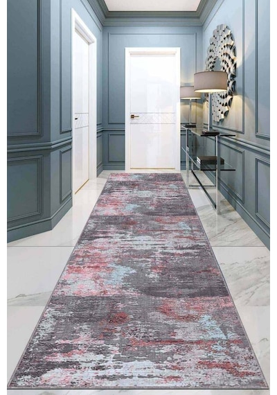 Pembe Kaymaz Vintage Kesme Rulo Özel Ölçülü Yolluk Ar574n11