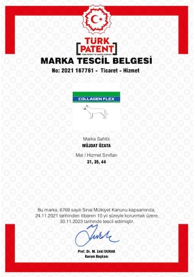 Collagen Flex Köpekler İçin Yeni Nesil Gelişim Ürünü Toz 10 x 400 G