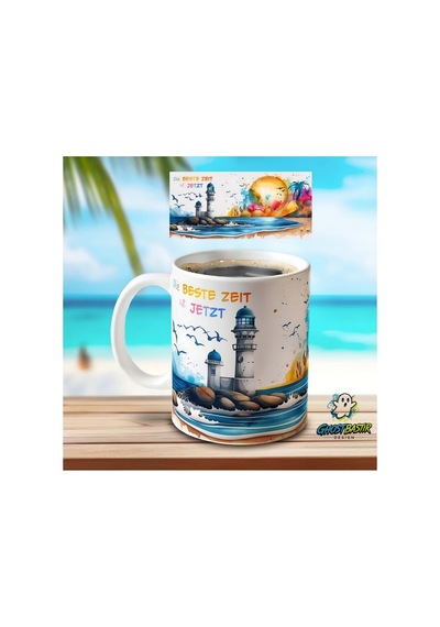 Denizci Feneri Kupa Bardak Tek Adet K0193 Çok Renkli