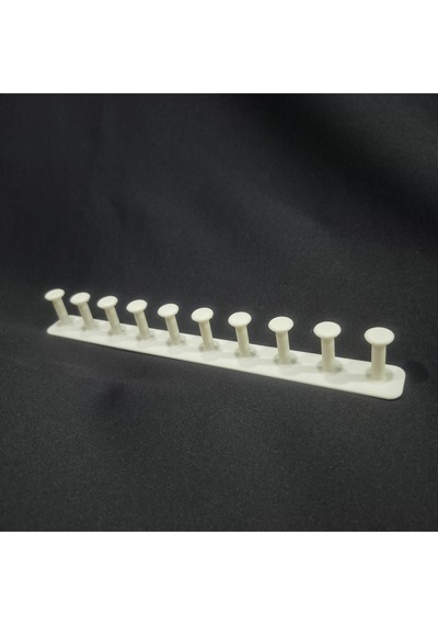 Takı Kanca Rayı Organizer Askılık 10 Bölmeli Askılık 14 Cm Beyaz