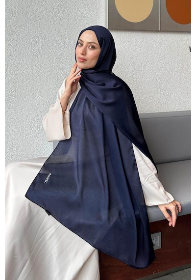 Flora Tekstil Janjan Trend Parlak Saten Dokulu Abiye Şifon Işıl Şal Jan-şal-2510 Lacı