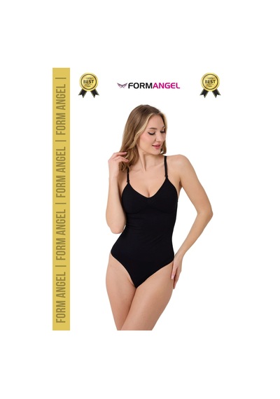 Carlburn Korse İz Bırakmayan Kaymaz Seamless Toparlayıcı Dikişsiz Kadın Çıtçıtlı String Body Korse - 2 Adet Siyah Carlburn Korse İz Bırakmayan Kaymaz Seamless Toparlayıcı Dikişsiz Kadın Çıtçıtlı String Body Korse - 2 Adet Siyah