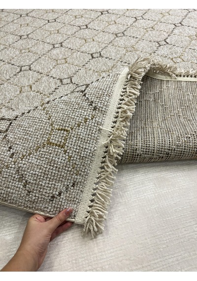 Sanat Halı Lora Plus 3925 Bej İskandinav Halı