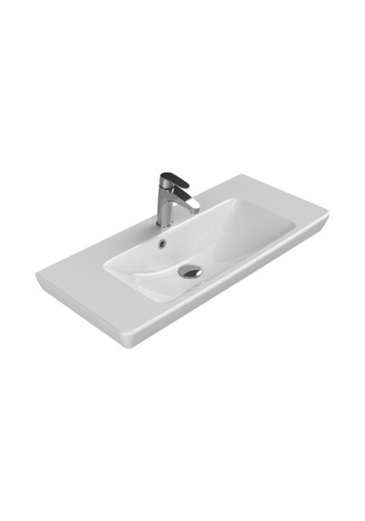 Turkuaz Seramik Cerastyle Porto 85 x 38 CM Etajer Lavabo