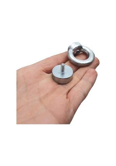 Ø25 Mm Neodyum Pot Mıknatıs - 10-20 Kg Taşıma Gücü