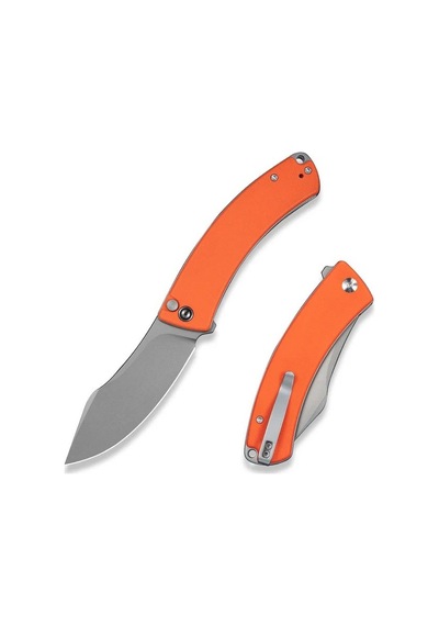 Civivi Outlaw Muk Orange G10 Handle Stonewashed 14c28n Blade Kamp Çakı Turuncu