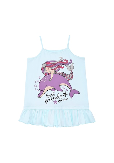 Denokids Best Friends Kız Çocuk Tunik Tayt Takım Çok Renkli