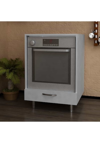 Dekorister Sema Ankastre Fırın Dolabı Beyaz