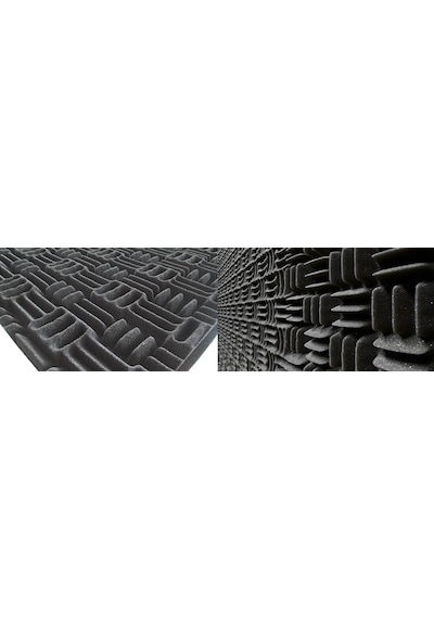 Türkeli Ses Yalıtımı Akustik Labirent Sünger Yanmaz 30 MM 50 x 50 100 x 100 Bantlı