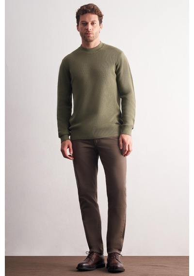 İmza Açık Yeşil Yarım Balıkçı Yaka Uzun Kol Cepsiz Comfort Fit Casual Pamuklu Triko Kazak 1012255203 Açık Yeşil İmza Açık Yeşil Yarım Balıkçı Yaka Uzun Kol Cepsiz Comfort Fit Casual Pamuklu Triko Kazak 1012255203 Açık Yeşil