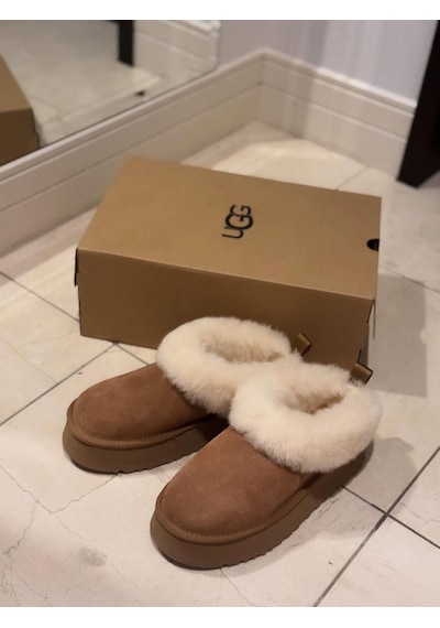 Premium İthal Ugg Classic Kadın Bot Taba