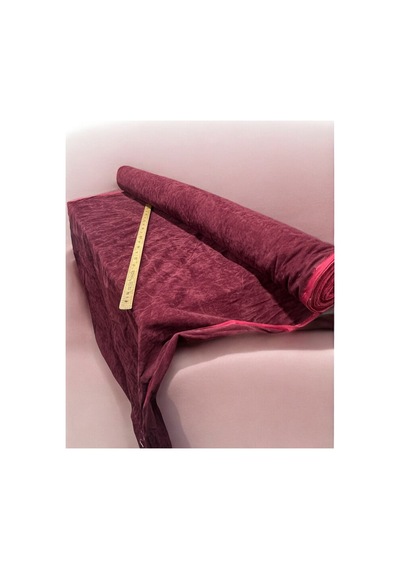 Süet Soft, Çift Taraflı Süet, Kumaş 100x150 Cm Metrelik Dekoratif Kumaş Bordo Bordo