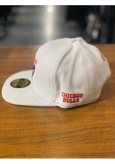 Hamze Chicago Bulls Nba Nakış Hip Hop Snapback Rapper Şapka Cap Beyaz
