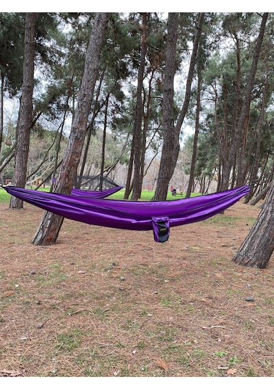 Camp And Map Premium Hamak 275x150 Cm 175kg Taşıma Mavi