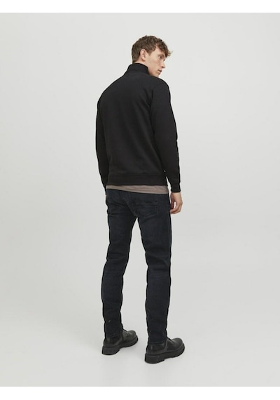 Jack & Jones 12250747 Erkek Siyah Sweatshirt