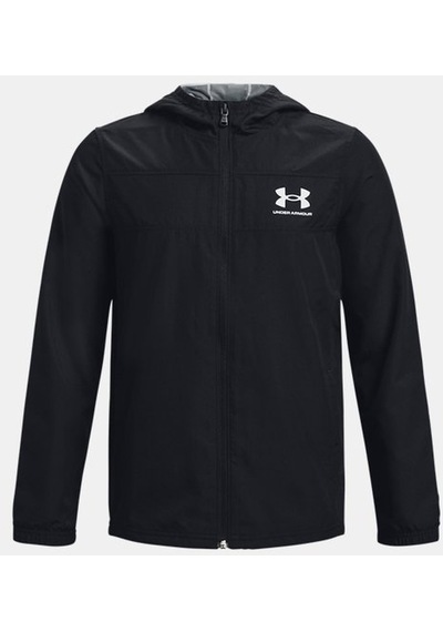 Under Armour Erkek Çocuk UA Sportstyle Rüzgarlık 1370183-003 Siyah