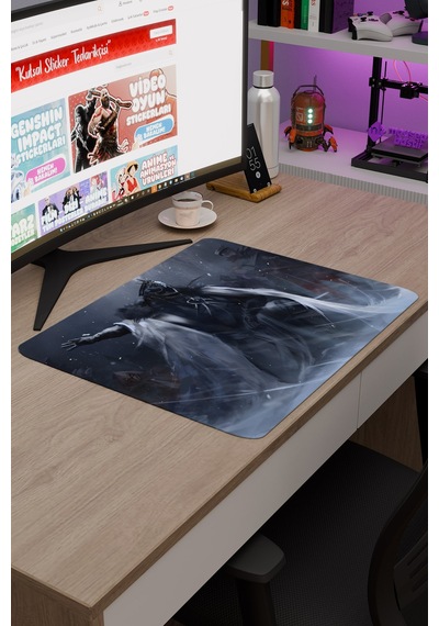 Capitano Genshin Impact Anime Oyuncu V4 - 48x40 Xl Gaming Mouse Pad Fare Altlığı