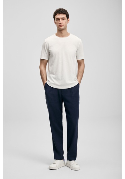Lufian Junya Erkek T-shirt 111020312 Ekru