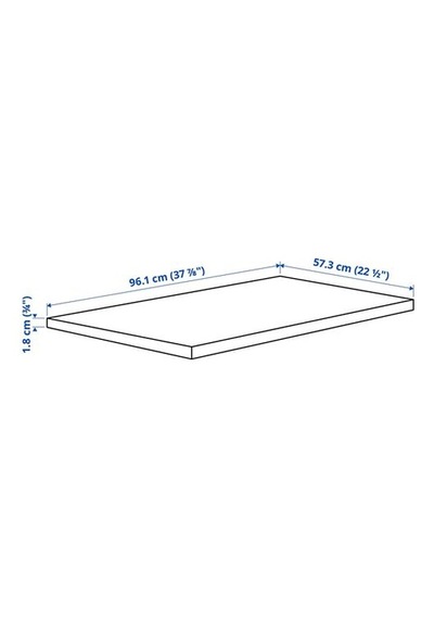 Ikea Komplement Raf, Beyaz, 100x58 Cm