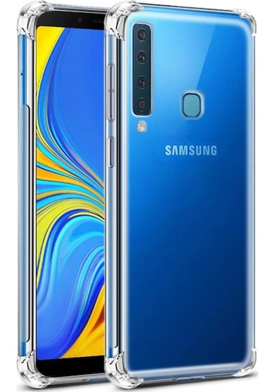 Samsung Uyumlu Galaxy A9 2018 Kilif Köse Korumali Seffaf Silikon Kapak 393046776