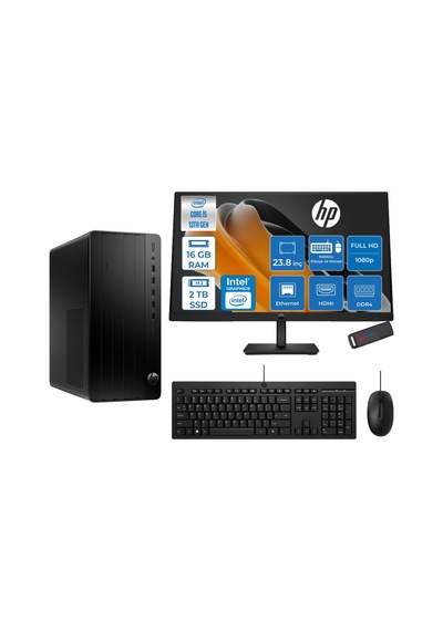 HP Pro Tower 290 G9 623Y0ETF04 i5-13500 16 GB 2 TB SSD 23.8" Free Dos Masaüstü Bilgisayar + USB Bellek