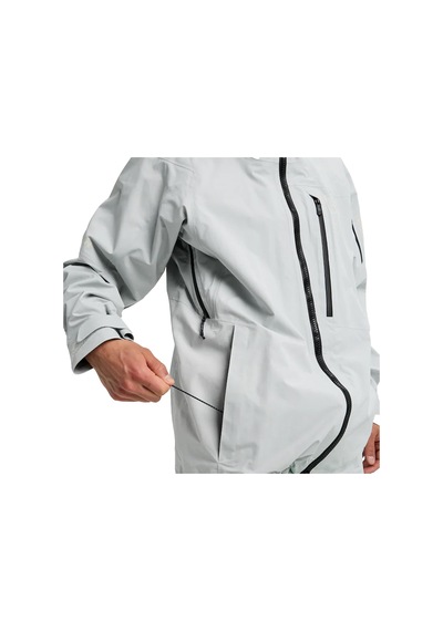 Burton Burton Cyclic Gore Tex 2l Jacket Erkek Gri Snowboard Ceketi 27587