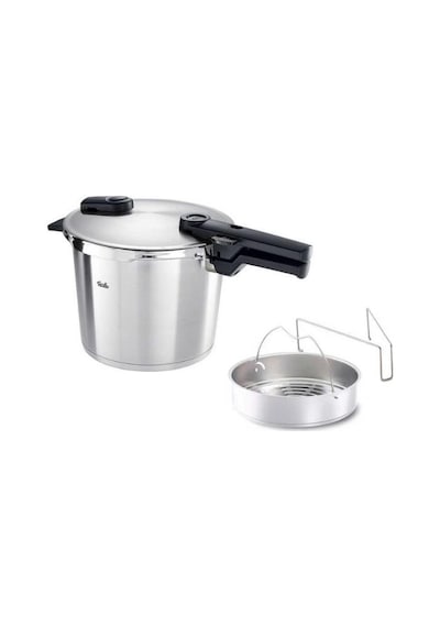 Fissler Vitaquick Premium Düdüklü Tencere 6 L With İnsert Çelik