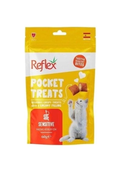 Ayrex Reflex Pocket Treats Sensitive Hassas Kedi Ödül Maması 60 Gr Tekli Paket
