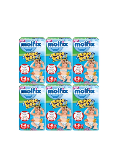 Molfix Swimming Pants Mayo Bez 5 - 6 Numara 6 x 10 Adet 6'lı