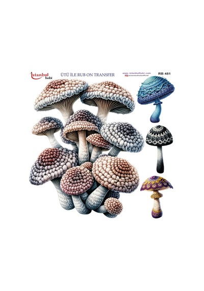 Ütü İle Rub On Transfer Kağıdı 30x30cm Rb-481