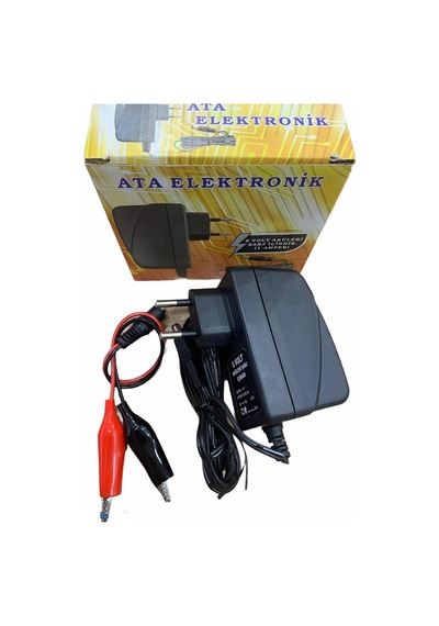 6 Volt Kuru Tip Akü Şarj Adaptörü 6 Volt Aküler Içindir Extra Maşali Kablo Kesici Özellik Akü Şarj Olduğund