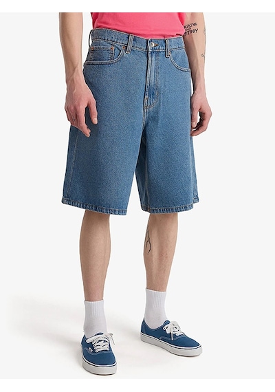 Tommy Hilfiger Check-5 Baggy Denim Short Erkek Mavi Şort - Vn000c9v