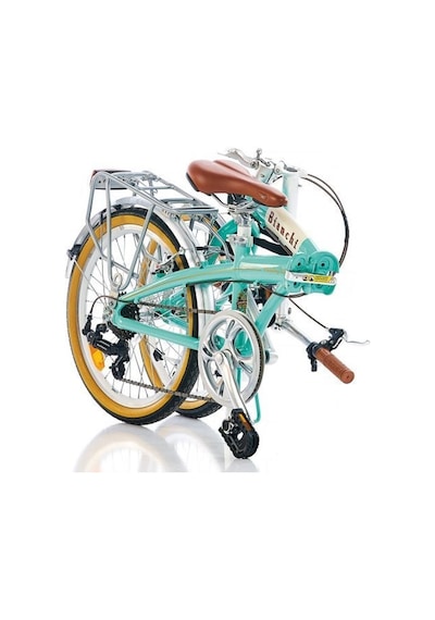 Bianchi New Vintage 20 Jant Katlanır Bisiklet Celeste Celeste - Krem