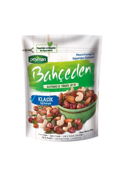 Bahçeden Karışık Çiğ Klasik Kuruyemiş 165 G - Yüksek Lif Ve Protein Kaynağı Tarı