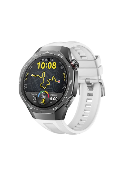 Huawei Watch Gt5 Pro 46mm İle Tam Uyumlu Kordon Metal Tokalı Yumuşak Silikon Kordon Kayış