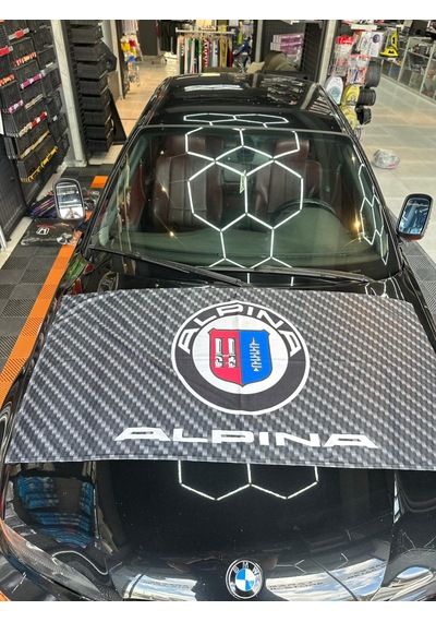 Karbon Desen Alpina Büyük Havlu