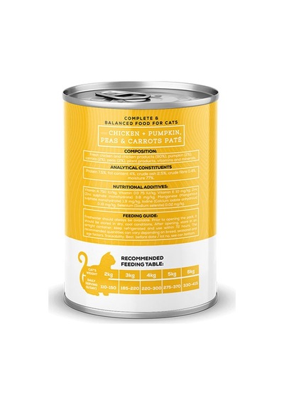 Chefs Choice Pumpkin Pate Chicken Tavuklu Balkabaklı Tahılsız Ezme Yetişkin Kedi Konservesi 24 Adet 400 Gr 242-20002.04