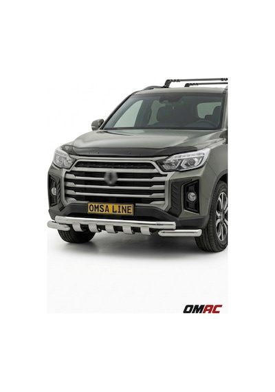 Toyota Hilux Shark 2015-2026 Uyumlu Araca Özel Ön Koruma 76mm Krom