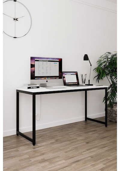Çalışma Masası Bilgisayar Masası Ofis Masası 60x160 Cm - Beyaz