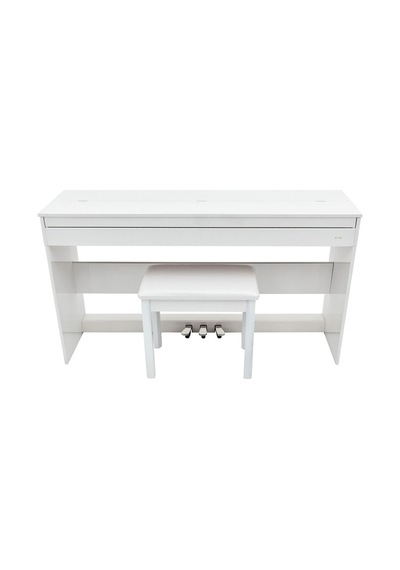 Köhner Slp-245 Wh Dijital Konsol Piyano, Bluetooth, Tuş Hassasiyeti, 88 Tuşlu, Kapaklı Kulaklık Ve Tabure