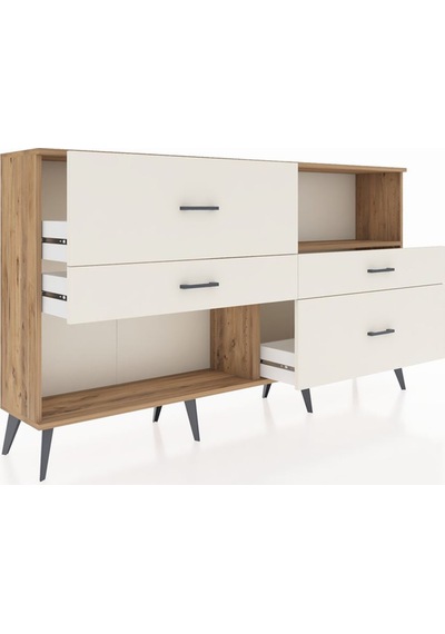 Arges Konsol Tek Raflı 4 Çekmeceli 176x30x99 Çam-çam/aytaşı Çam-çam/aytaşı Arges Konsol Tek Raflı 4 Çekmeceli 176x30x99 Çam-çam/aytaşı Çam-çam/aytaşı