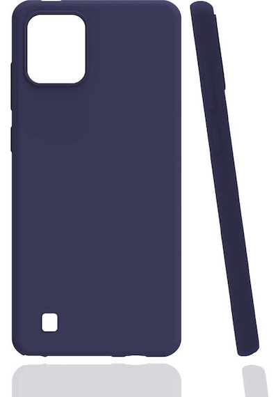 Realme C11 2021 Kılıf Zore Biye Silikon Lacivert