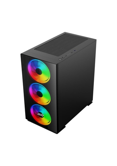 Izoly ST02479 i3-10100F 8 GB 256 GB M.2 NVMe 512 GB SSD RX550 4 GB 24" Free Dos Masaüstü Oyuncu Bilgisayarı