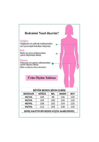 Neşeli Butik Kadın Kruvaze Yaka Midi Boy Büyük Beden Şifon Elbise Nb8062 Saks
