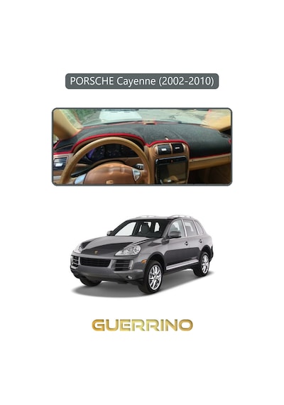 Porsche Cayenne 2002-2010 - 955 / 957 Torpido Koruma Halısı Gri Kenar