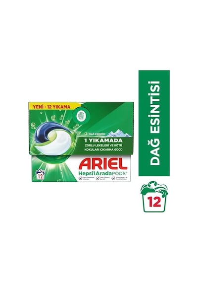 Hepsi1arada Pods Kapsül Çamaşır Deterjanı Beyazlar Ve Renkliler 12 Yıkama 1000'li Set