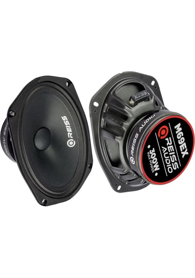 Reiss Audio Reıss Audıo Rs-m69ex Oto Midrange Oval 6x9 Inç 300 Watt 180 Rms Kapaklı 2 Adet