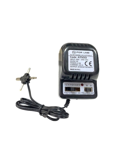 Forline At500 3-12 Volt 500ma Ayarlı Çok Uçlu Adaptör
